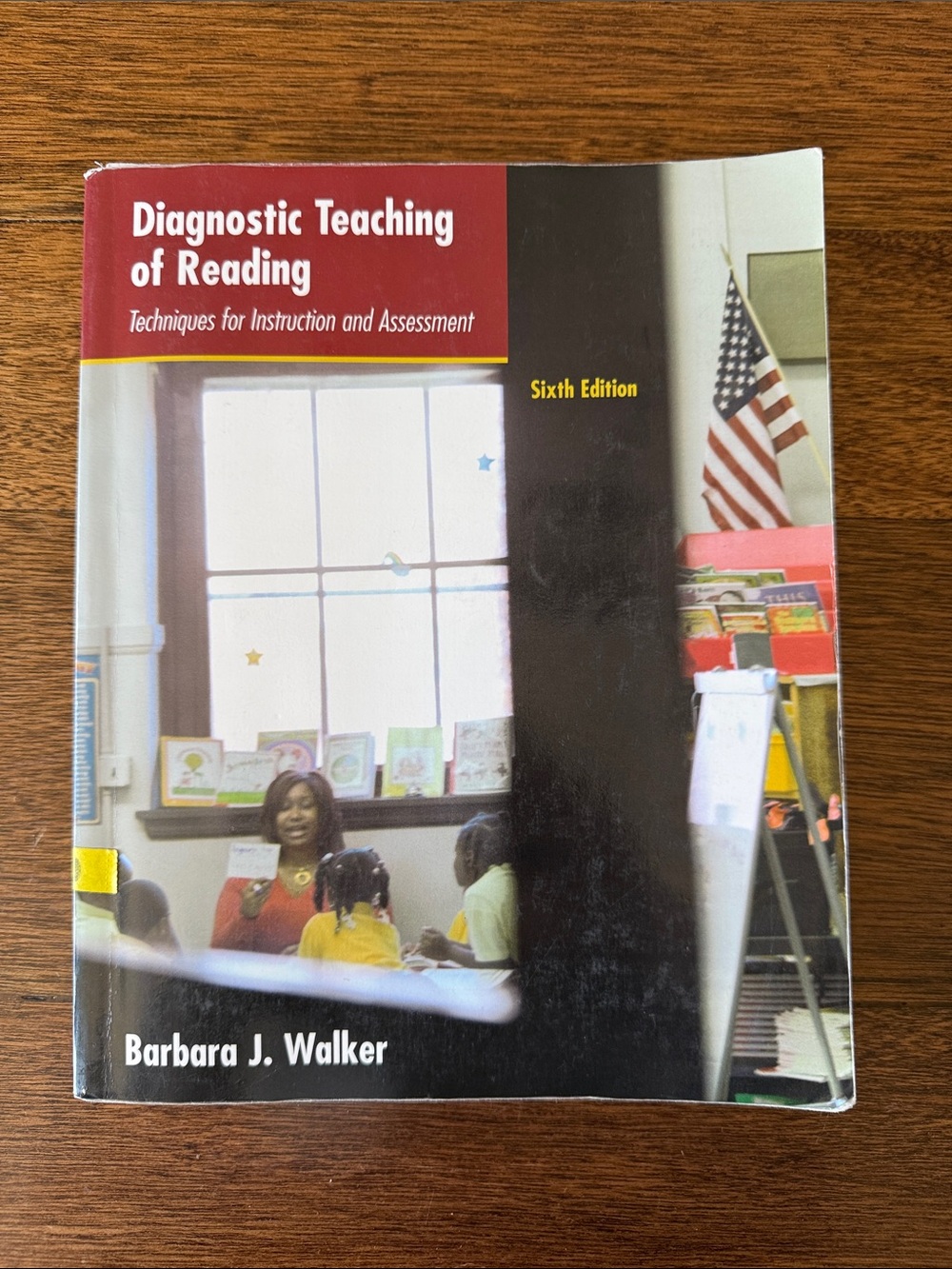 Barbara J. Walker Diagnostic Teaching of Reading - Red/Black Cover